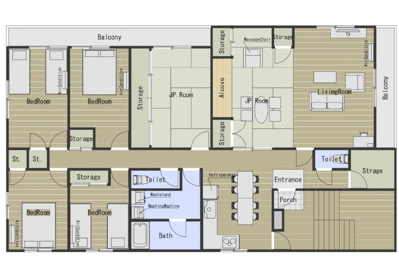 Type A 120平米 -ウル エスポワール那覇- Appartement *